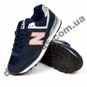 Детские кроссовки New Balance подростковые темно-синие